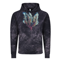 Cloud Black Venus Fan Sea Coral Vintage Hoodie - LillyAllenDesigns