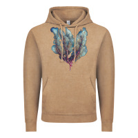 Vintage Coffee Venus Fan Sea Coral Vintage Hoodie - LillyAllenDesigns