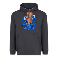 Smoke Colon Cancer diva blue ribbon Heavyweight Hoodie - NancyCooperArtShop