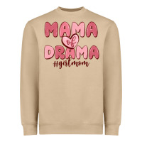 Mushroom mama of drama girl mom Heavyweight Sweatshirt - MaliasSmallBusiness
