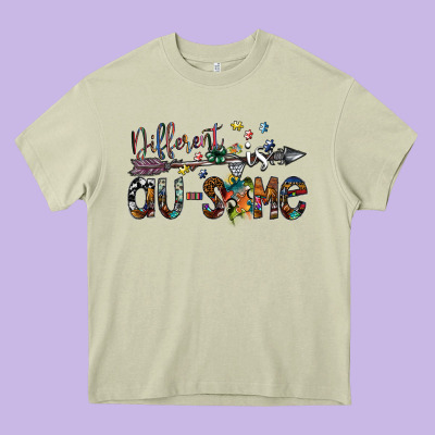 Different Is Au Some Png Heavy Core Tee Designed By Sublimationcraftshop