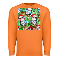 Carrot Christmas cute hippo sitting Premium Sweatshirt - NancyCooperArtShop