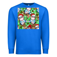True Royal Christmas cute hippo sitting Premium Sweatshirt - NancyCooperArtShop