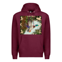 Burgundy duck hunting Premium Hoodie - TumblerDesignByShophia
