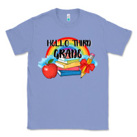 Colony Blue back to school hello third grade 3200x2400 Classic Tee - AdoDesignShop