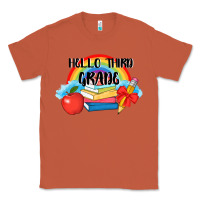 Copper back to school hello third grade 3200x2400 Classic Tee - AdoDesignShop
