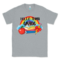 Heather Grey back to school hello third grade 3200x2400 Classic Tee - AdoDesignShop