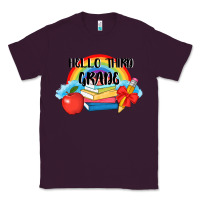 Plum back to school hello third grade 3200x2400 Classic Tee - AdoDesignShop