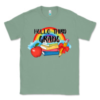 Sage back to school hello third grade 3200x2400 Classic Tee - AdoDesignShop