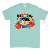 Seafoam back to school hello third grade 3200x2400 Classic Tee - AdoDesignShop