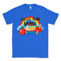 True Royal back to school hello third grade 3200x2400 Classic Tee - AdoDesignShop