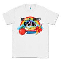 White back to school hello third grade 3200x2400 Classic Tee - AdoDesignShop