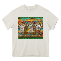 Cream alpacas Heavy Core Tee - BarkalooDesign