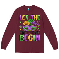 Burgundy let the shenanigans begin Long Sleeve Tee - MaliasSmallBusiness