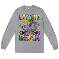 Heather Grey let the shenanigans begin Long Sleeve Tee - MaliasSmallBusiness