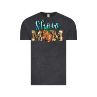 Vintage Black Western Show Mom Red Angus Vintage Tee - LillyAllenDesigns