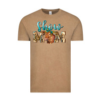 Vintage Coffee Western Show Mom Red Angus Vintage Tee - LillyAllenDesigns