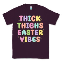 Plum thicks thighs easter vibes Classic Tee - MaliasSmallBusiness