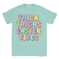 Seafoam thicks thighs easter vibes Classic Tee - MaliasSmallBusiness