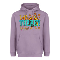 Lavender Talk Turkey To Me Heavyweight Hoodie - texasbilliewilder