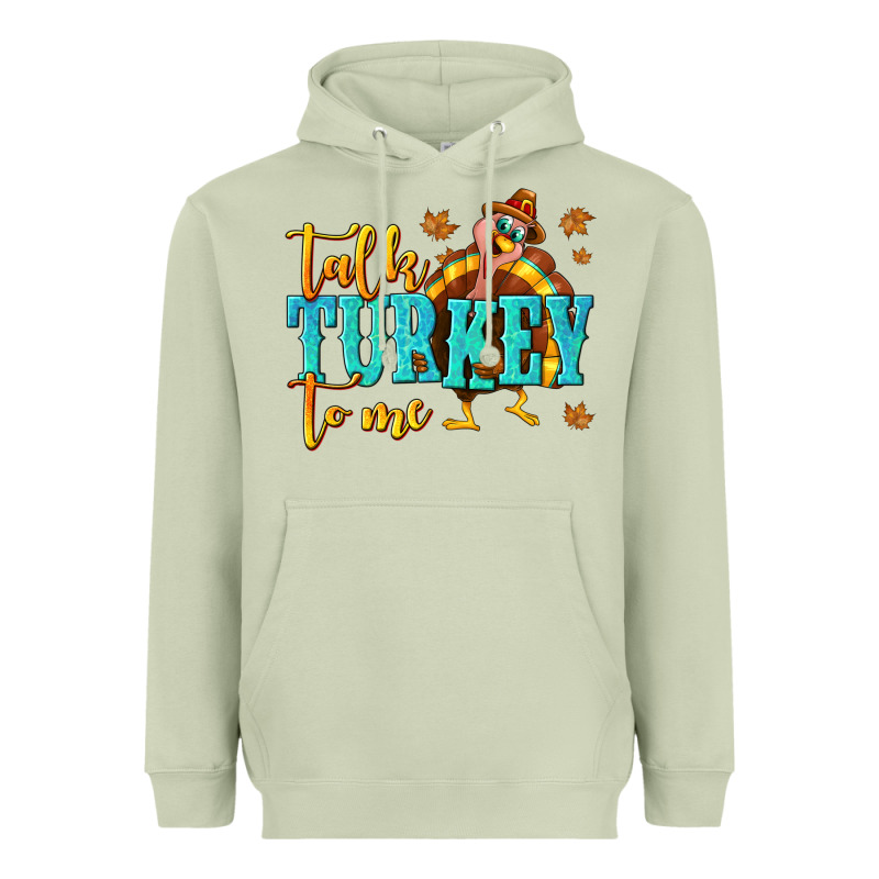 Talk Turkey To Me Heavyweight Hoodie by texasbilliewilder | Teevron