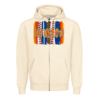 Sandshell houston baseball team spirit brushstrokes Zipper Hoodie - Artiststas