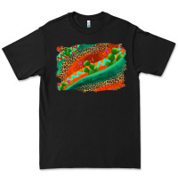 Black westerb aztec and leopard background Premium Tee - AdoDesignShop