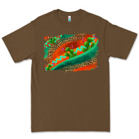 Cacao westerb aztec and leopard background Premium Tee - AdoDesignShop