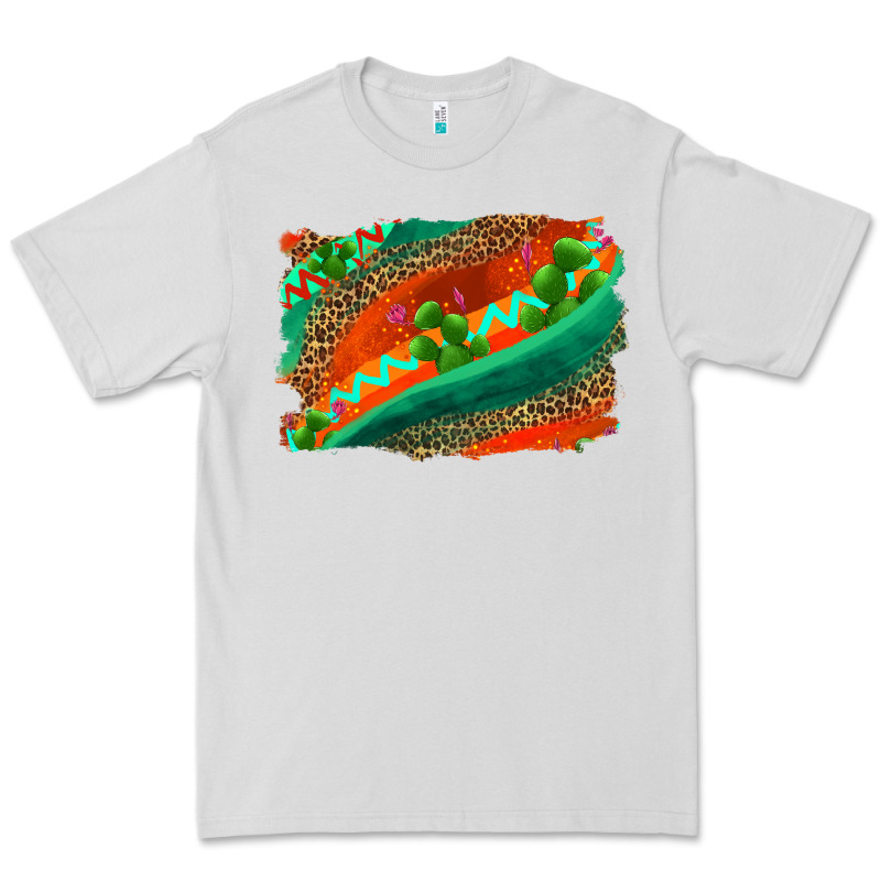 Westerb Aztec And Leopard Background Premium Tee by AdoDesignShop | Teevron