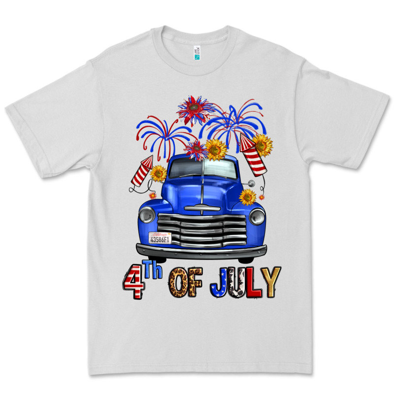 Western Fourth Of July Truck Premium Tee by FaDigitalArtStudio | Teevron
