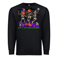 Black Let's get halloweird Premium Sweatshirt - NancyCooperArtShop