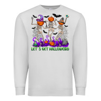 Dove Grey Let's get halloweird Premium Sweatshirt - NancyCooperArtShop