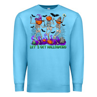Ocean Blue Let's get halloweird Premium Sweatshirt - NancyCooperArtShop