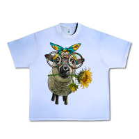 Grape Ice cute hempshire sheep with eyeglasses Urban Heavy Tee - LillyAllenDesigns