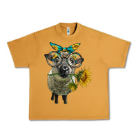 Peanut Butter cute hempshire sheep with eyeglasses Urban Heavy Tee - LillyAllenDesigns