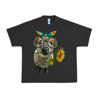 Pigment Black cute hempshire sheep with eyeglasses Urban Heavy Tee - LillyAllenDesigns