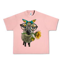 Salmon cute hempshire sheep with eyeglasses Urban Heavy Tee - LillyAllenDesigns