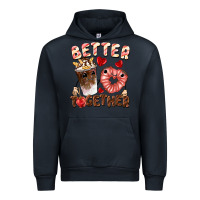 Navy Better together Valentine's Day Urban Hoodie - FaDigitalArtStudio