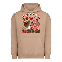 Pigment Burro Better together Valentine's Day Urban Hoodie - FaDigitalArtStudio