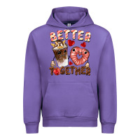 Tulip Better together Valentine's Day Urban Hoodie - FaDigitalArtStudio