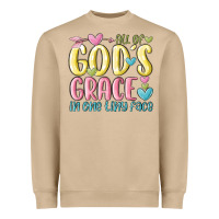 Mushroom all of god's grace in one tiny face Heavyweight Sweatshirt - MaliasSmallBusiness
