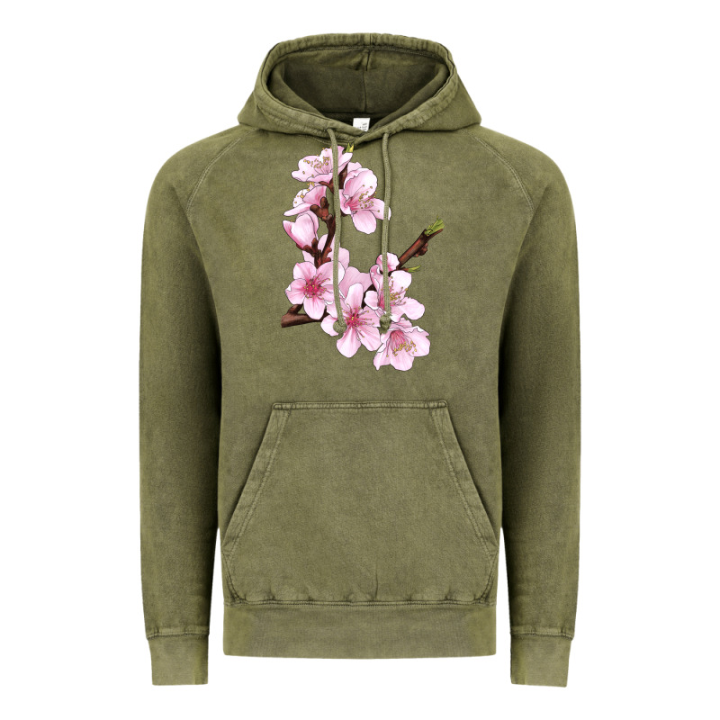Peach Blossom Vintage Hoodie by LillyAllenDesigns | Teevron