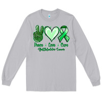 Moon Dust Peace love cure Gallbladder Cancer Long Sleeve Tee - NancyCooperArtShop
