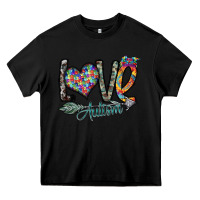 Black love autism Heavy Core Tee - SublimationCraftShop