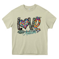 Mossy love autism Heavy Core Tee - SublimationCraftShop