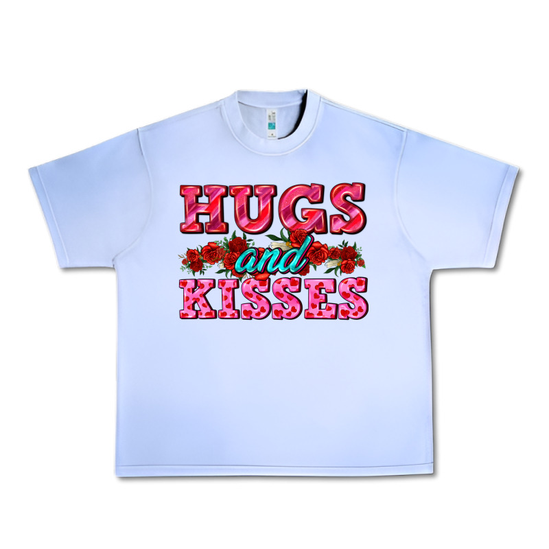 Hugs And Kisses Valentines Urban Heavy Tee by AdoDesignShop | Teevron