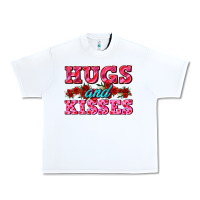 White hugs and kisses valentines Urban Heavy Tee - AdoDesignShop