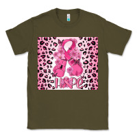 Army Green breast cancer with boxing gloves Classic Tee - MaliasSmallBusiness