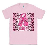 Bubblegum Pink breast cancer with boxing gloves Classic Tee - MaliasSmallBusiness