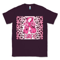 Plum breast cancer with boxing gloves Classic Tee - MaliasSmallBusiness